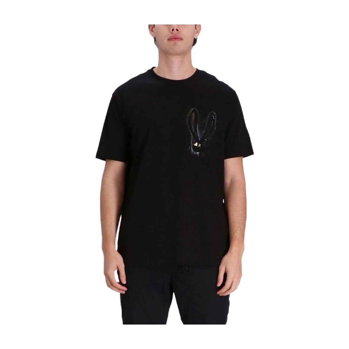 Armani Exchange SS23 Rabbit Year Tee Black