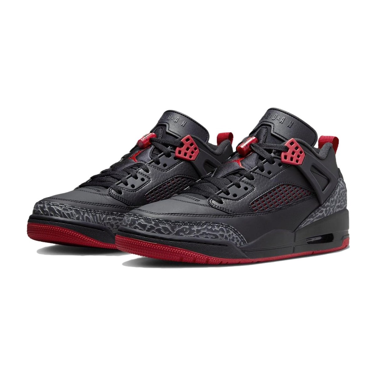 Jordan Spizike Low Black Red