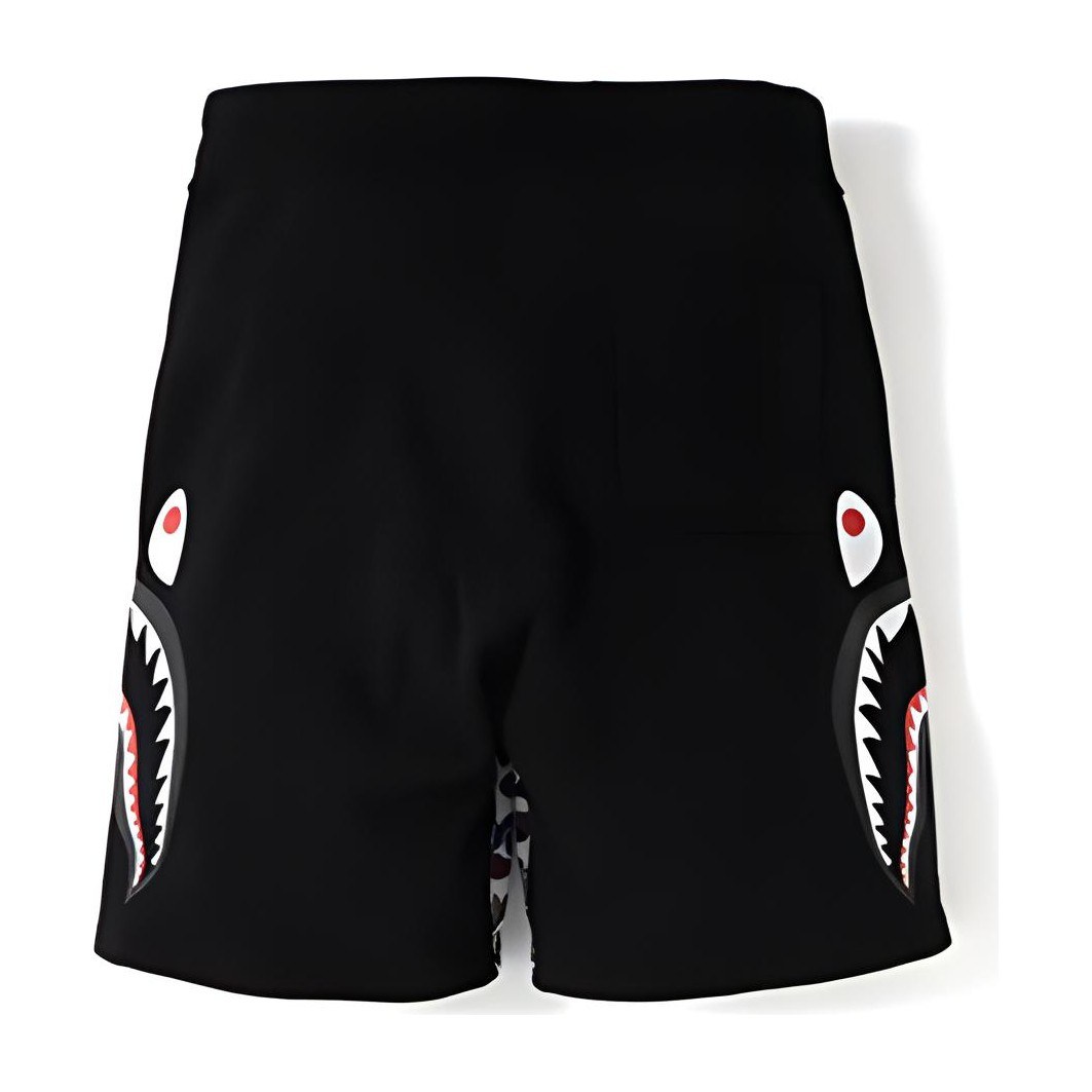 A BATHING APE Bape 13th Anniversary Camo Shorts Black