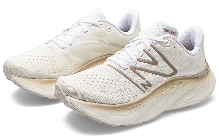 New Balance Fresh Foam X More v4 White Gold