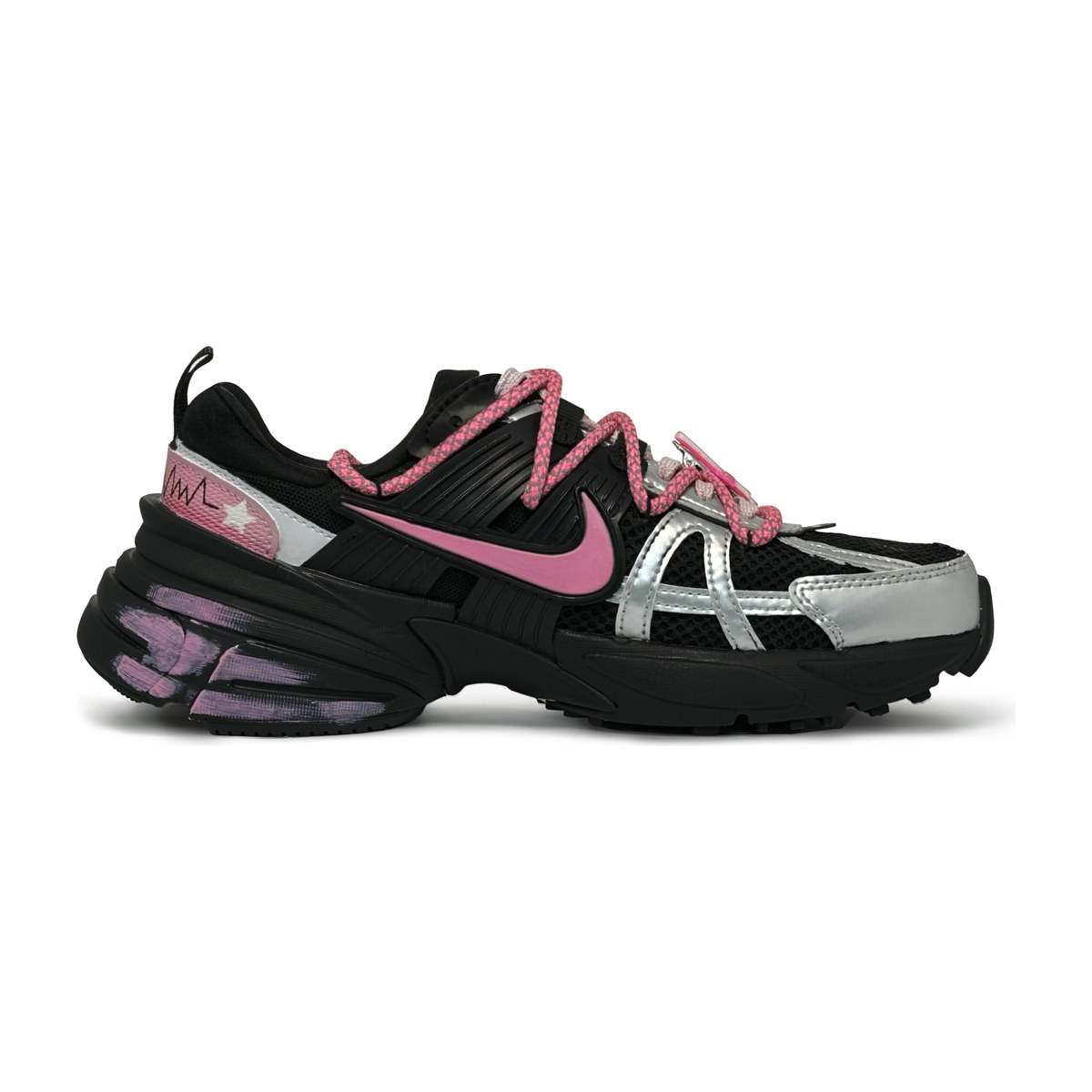 Nike V2K Run Black Pink
