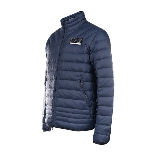 Emporio Armani EA7 Down Jacket Blue
