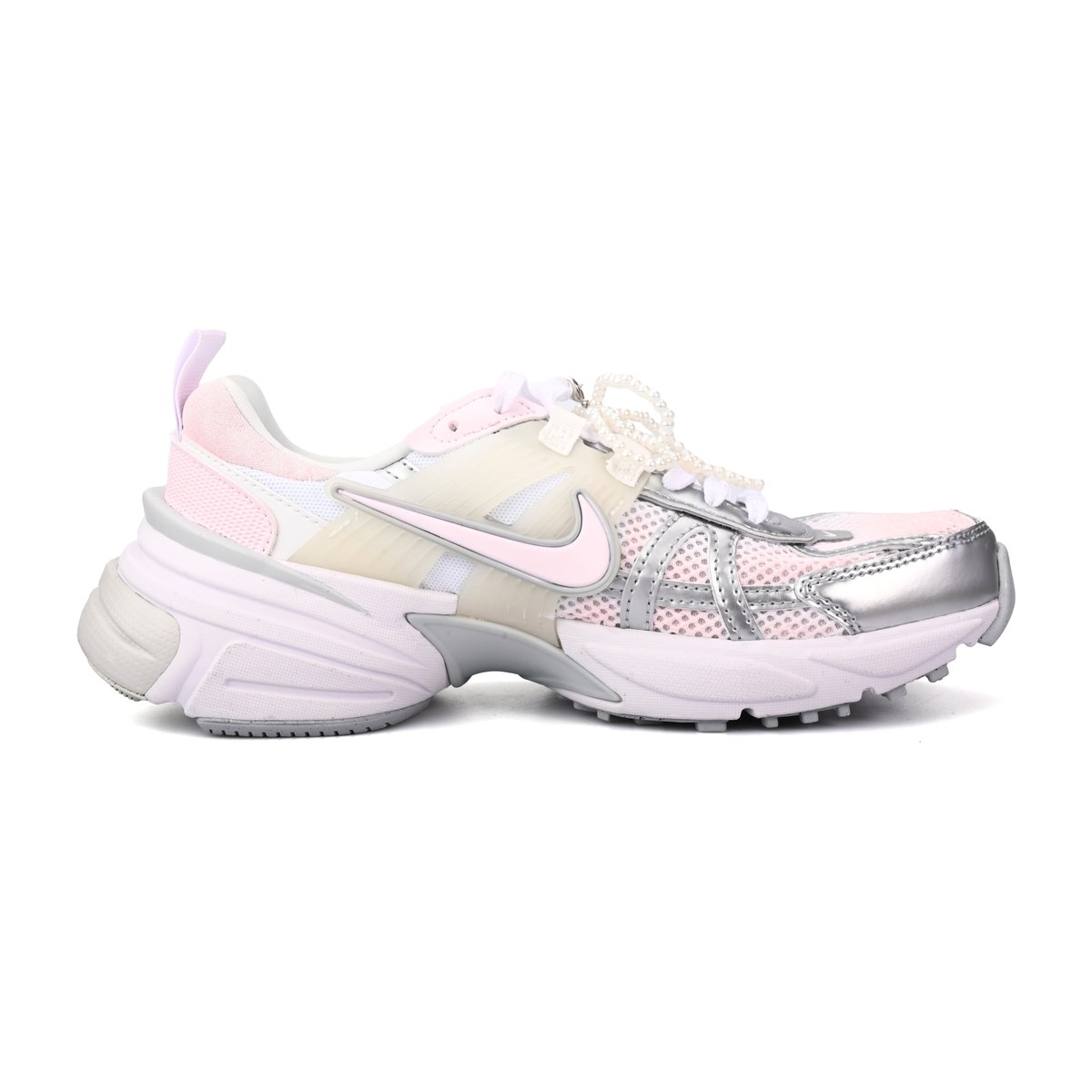 Nike V2K Run Pink Silver