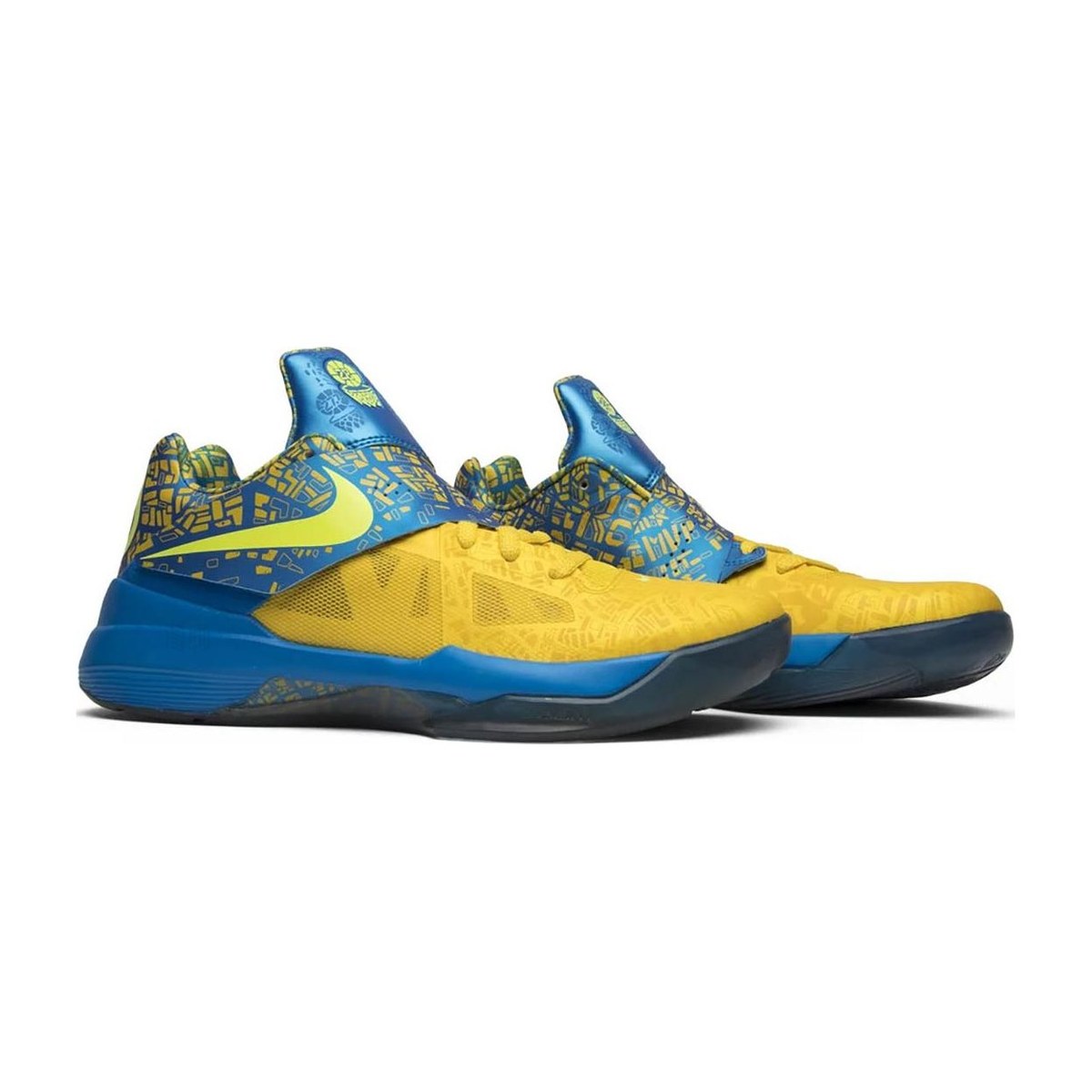 Nike KD 4 Blue Yellow