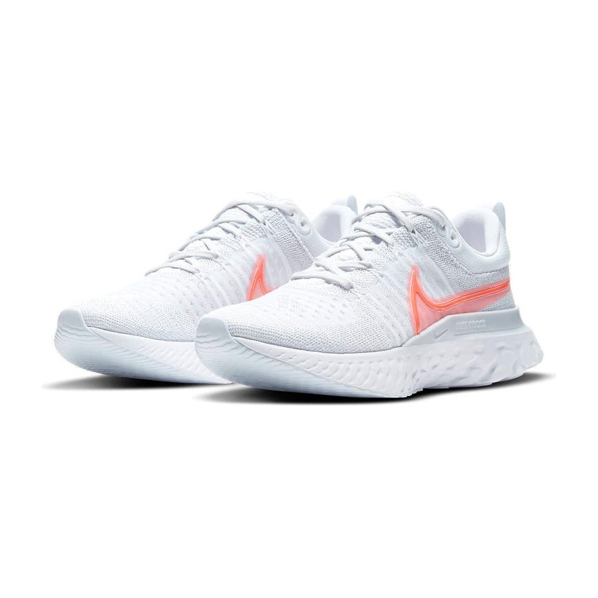 Nike React Infinity Run Flyknit 2 Silver Orange