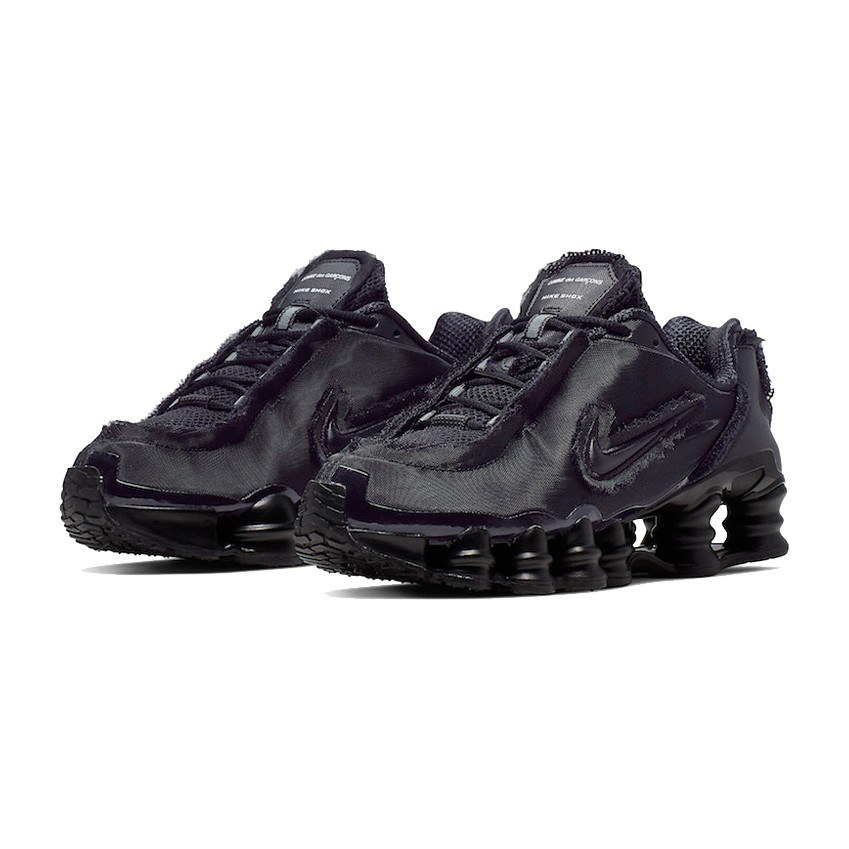 CDG x Nike Shox TL Triple Black