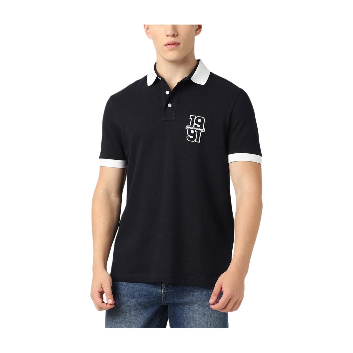Armani Exchange Polo Navy