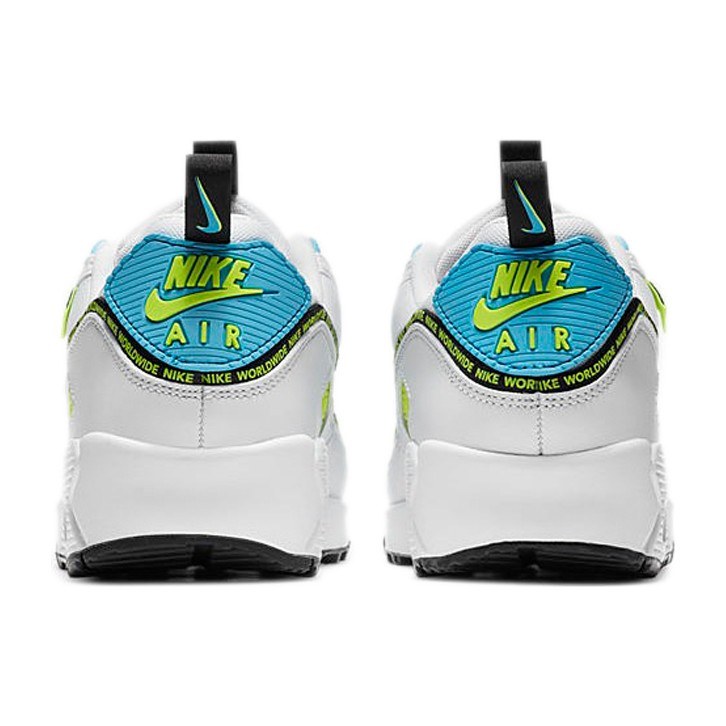 Nike Air Max 90 SE Worldwide White Blue Yellow