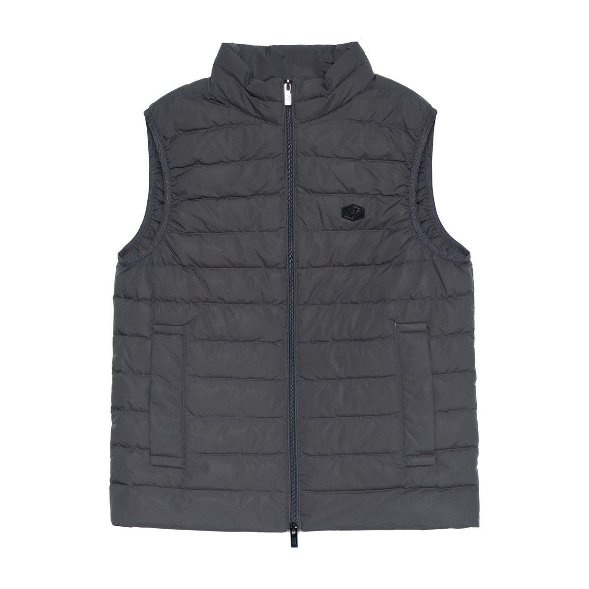 Emporio Armani Quilted Vest Iron Grey