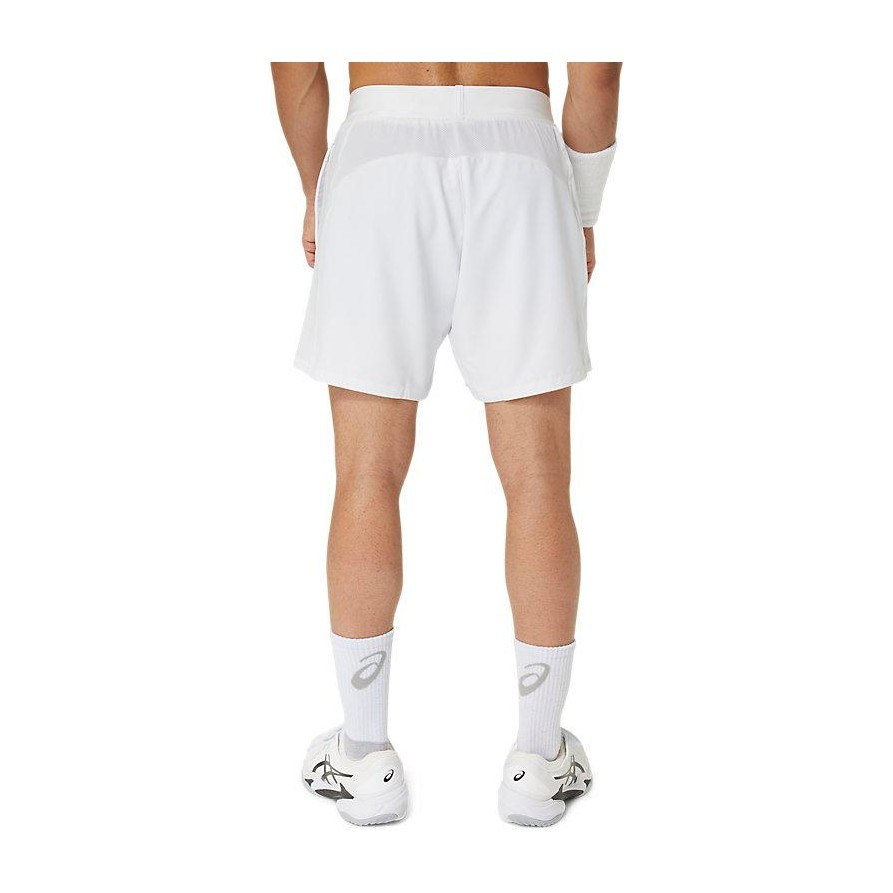 Asics Logo Print Casual Shorts White