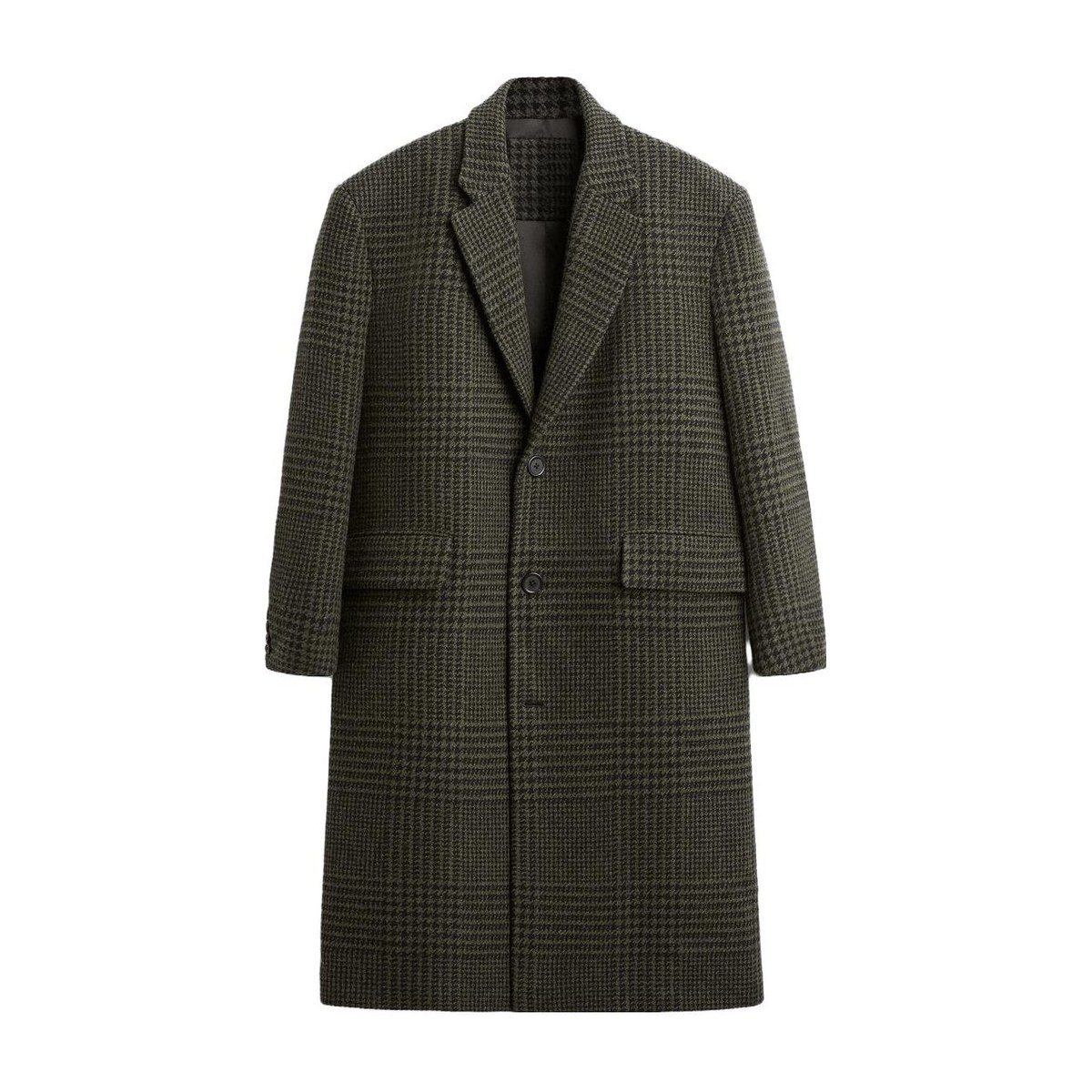 ZARA Harry Lambert Plaid Wool Coat