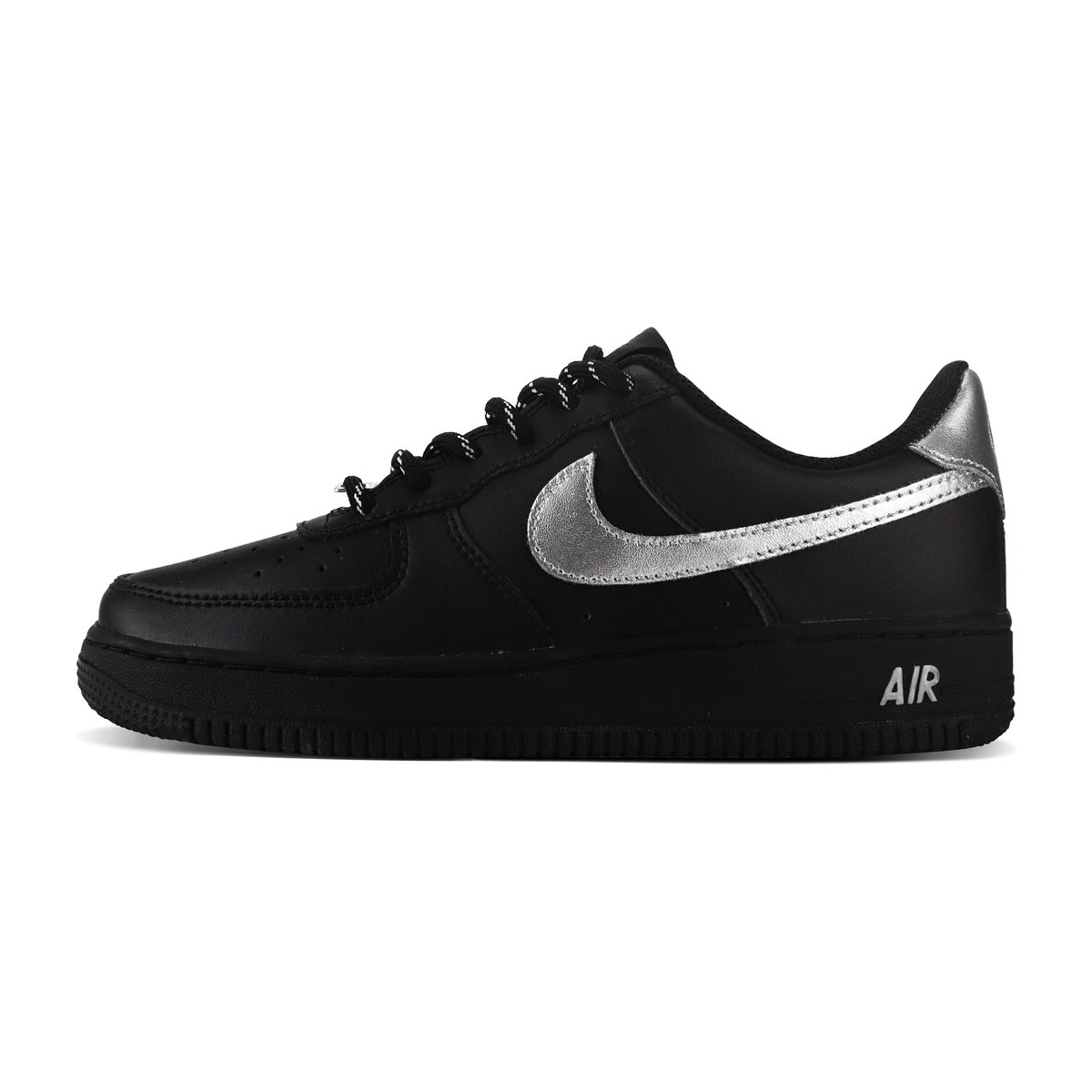 Nike Air Force 1 Black Silver