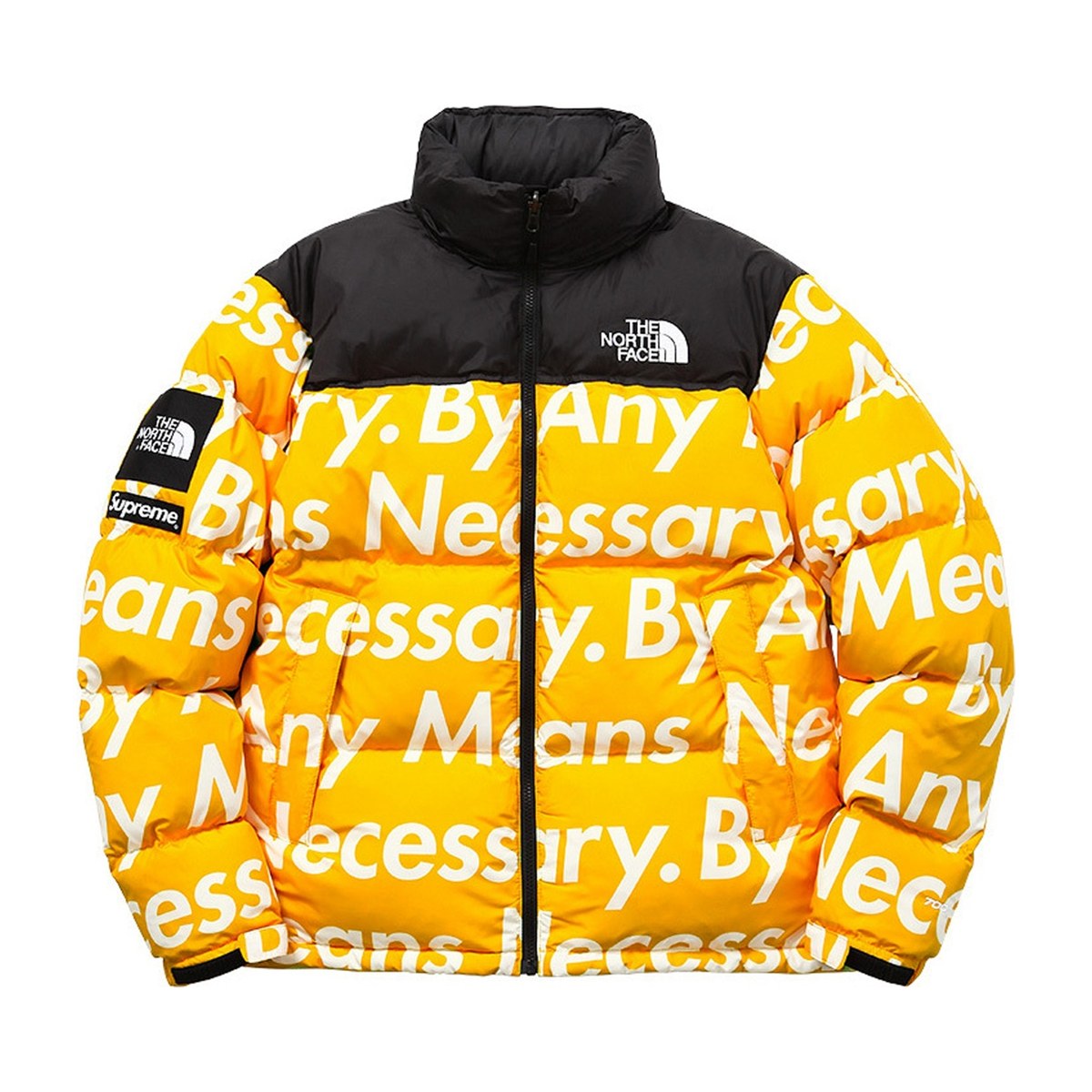 Supreme x The North Face Nuptse Jacket Yellow