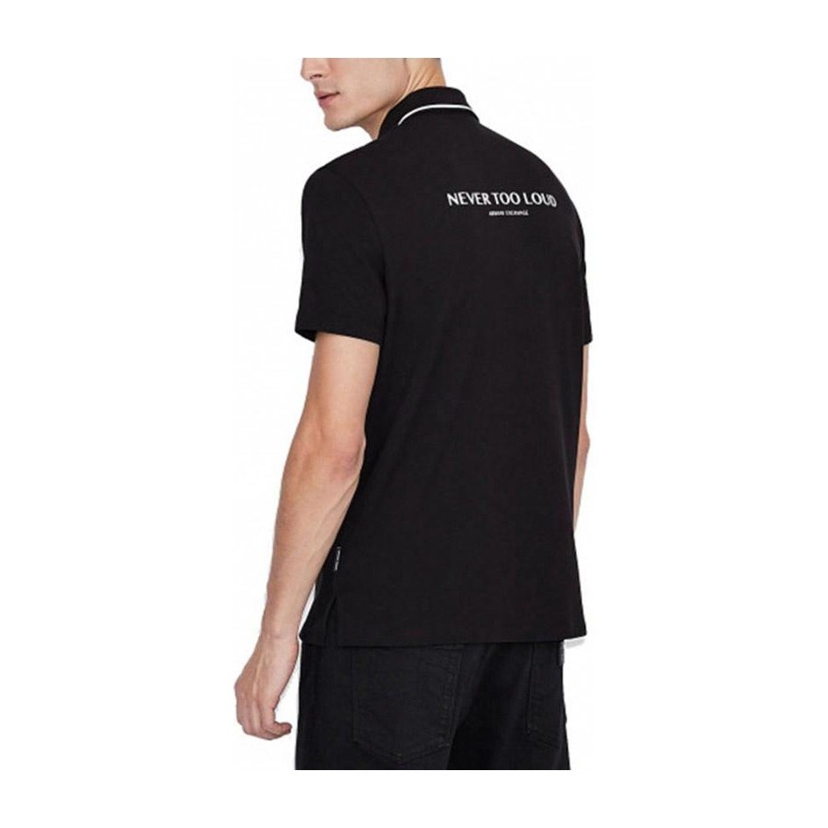 Armani Exchange Polo Shirt Black
