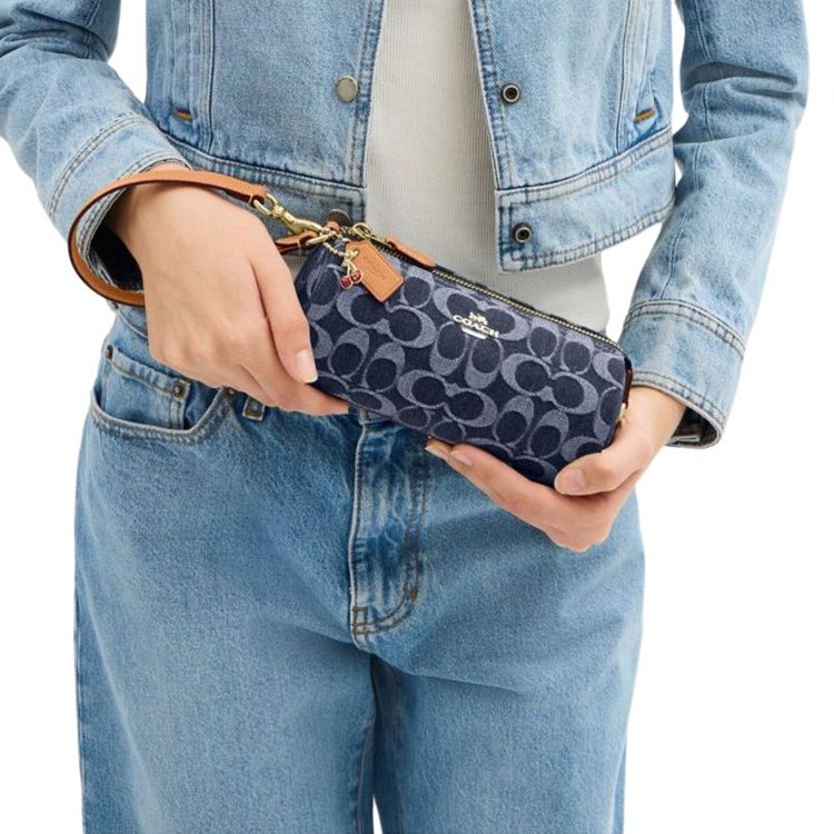 COACH Nolita 20 Denim Natural