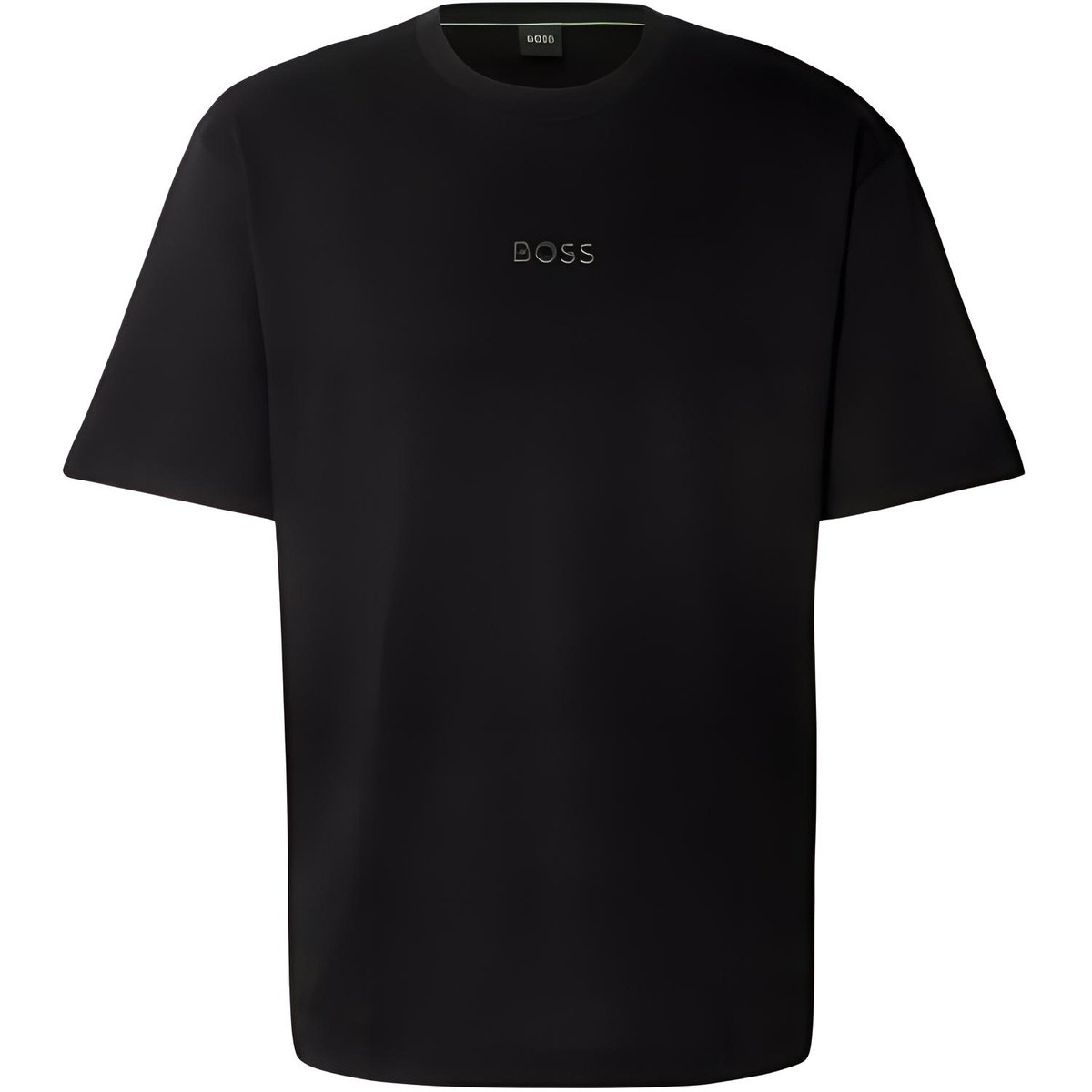 HUGO BOSS Logo Patch Crewneck T-Shirt Black