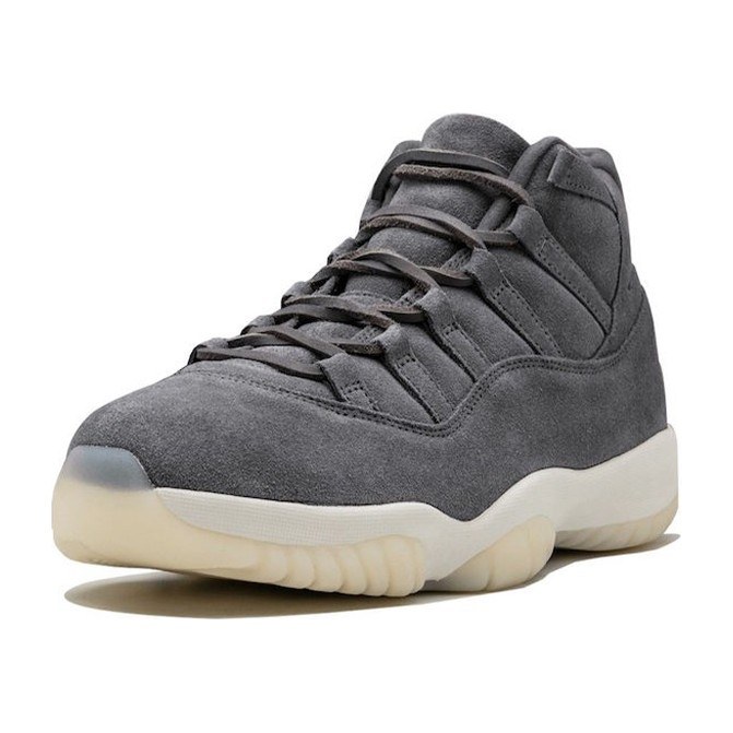 Jordan Air Jordan 11 Retro Premium Grey Suede