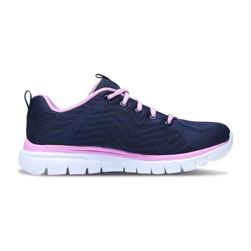 Skechers Graceful Get Connected Blue Pink White