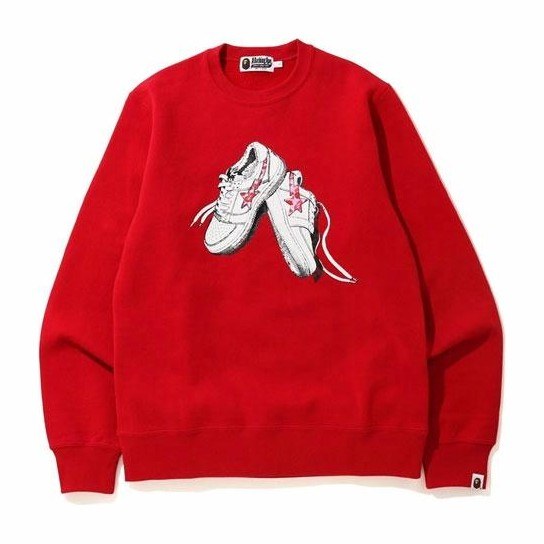 A BATHING APE Bape STA Crewneck Sweatshirt