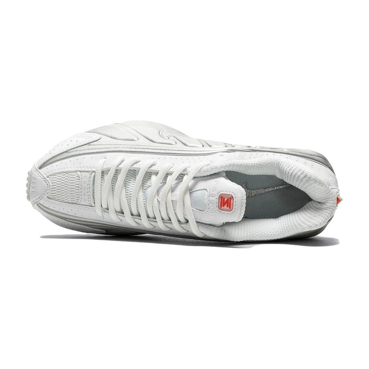 Nike Shox R4 "White and Metallic Silver"