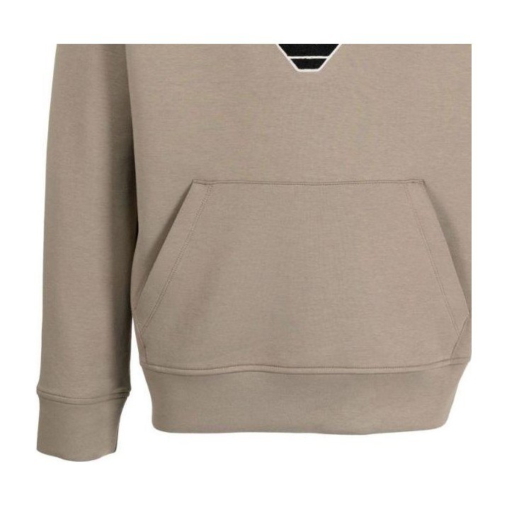 Emporio Armani FW22 Logo Hoodie Mist Grey