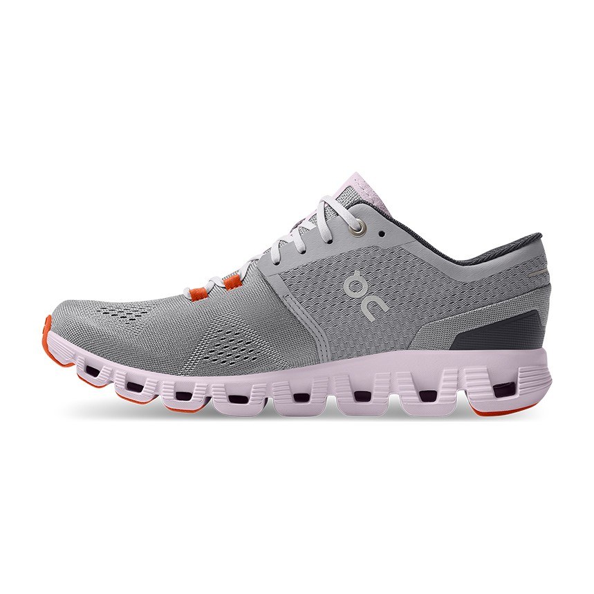 On Cloud X 1 Grey Pink
