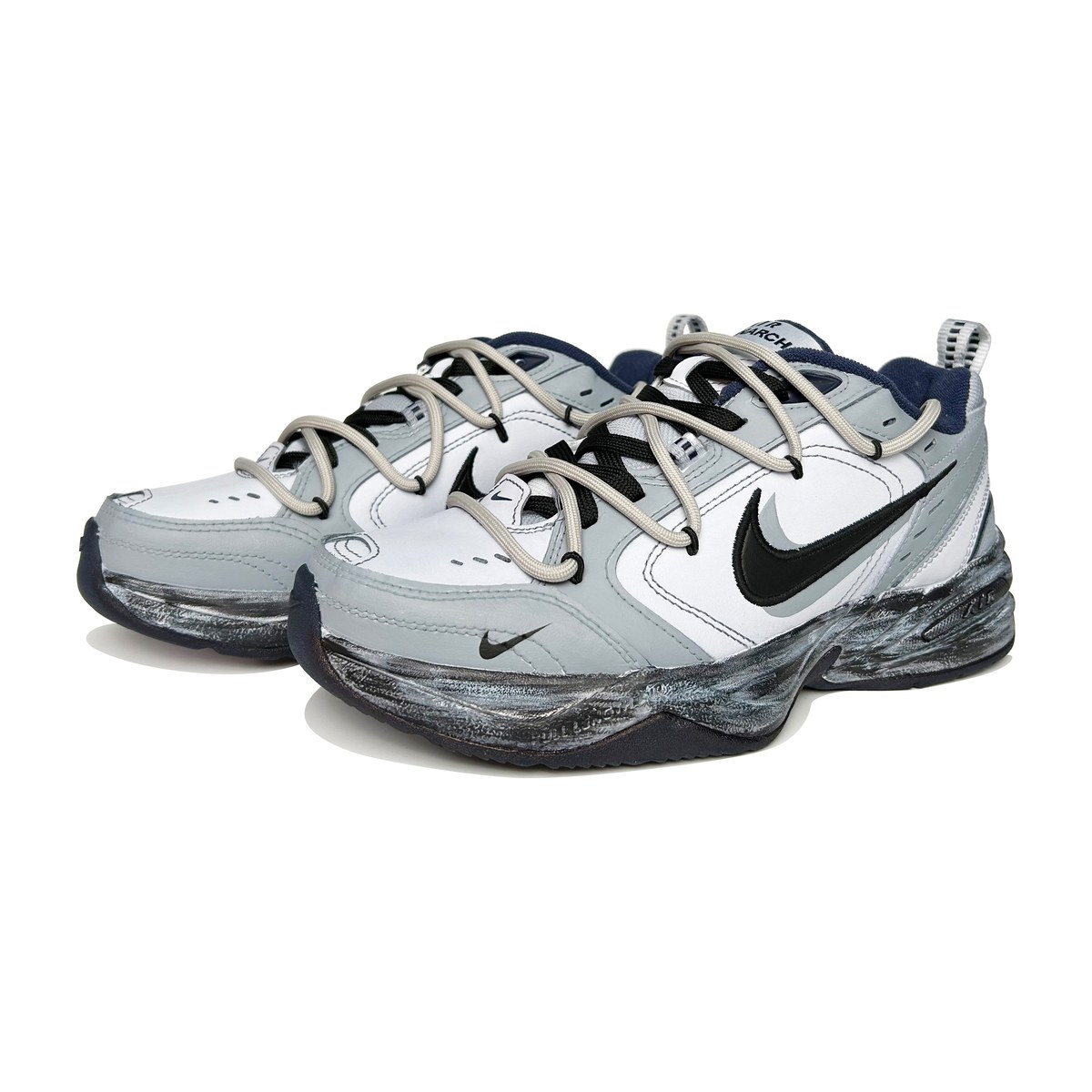 Nike Air Monarch 4 White Navy