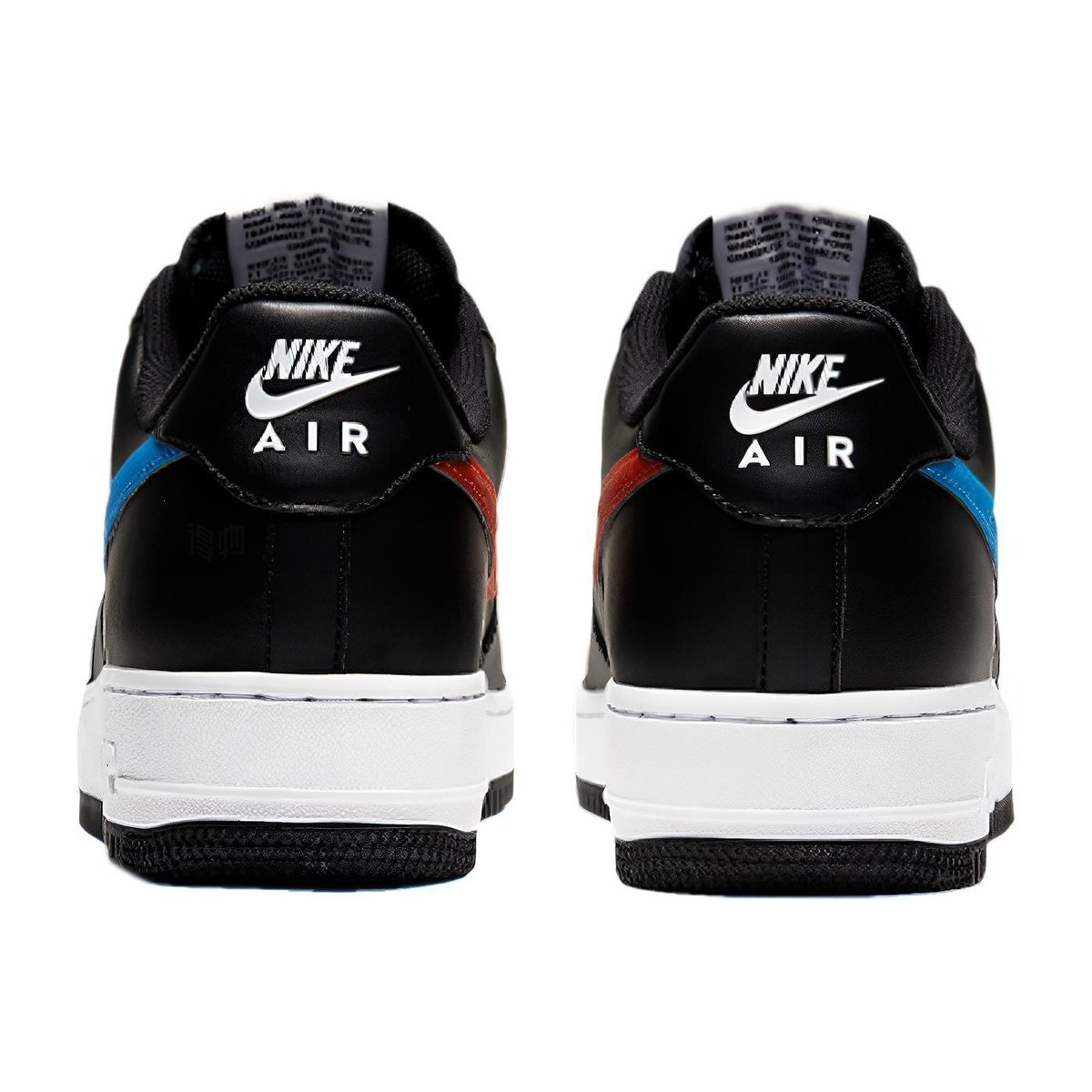 Nike Air Force 1 Low Black Red Blue