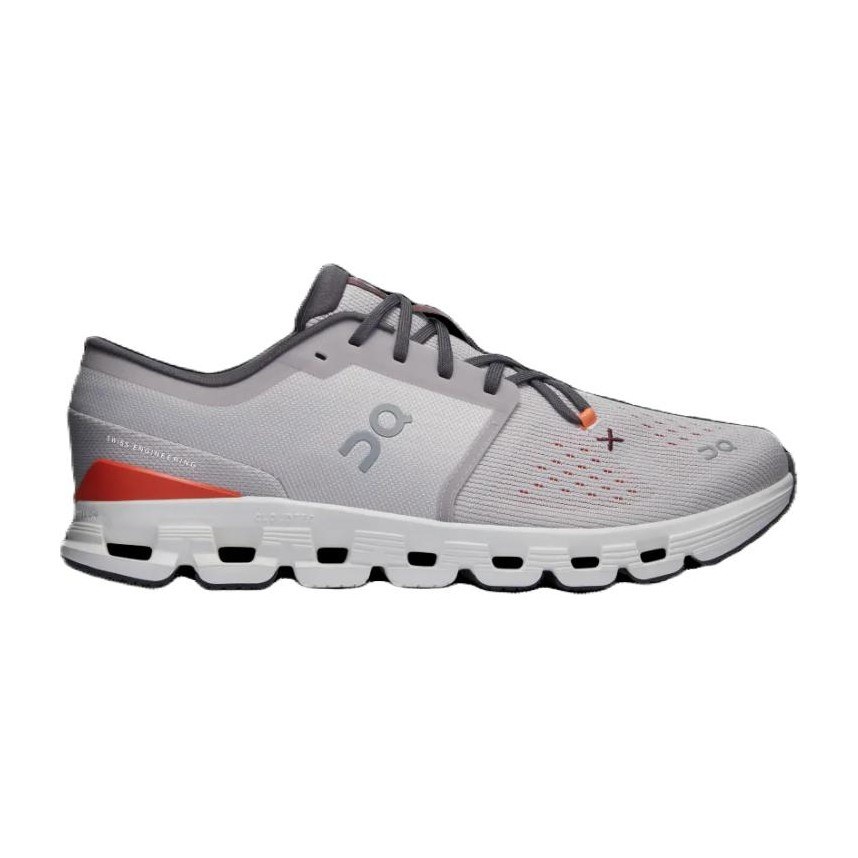 On Cloud X 4 Silver Red