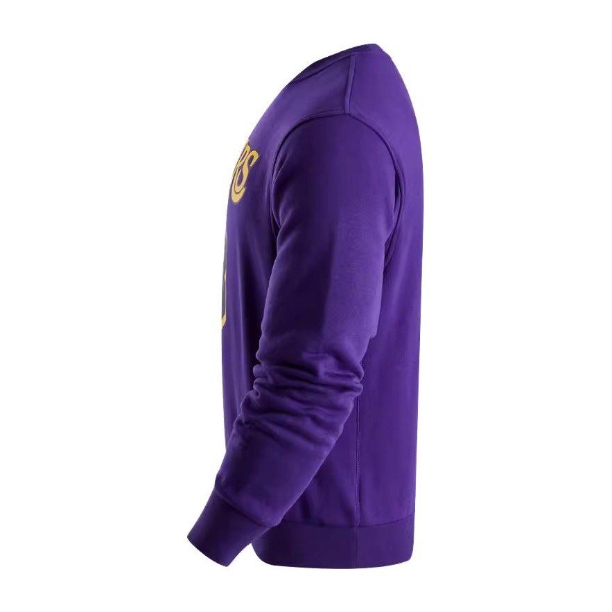 Jordan NBA Los Angeles Lakers Crewneck Sweatshirt Purple