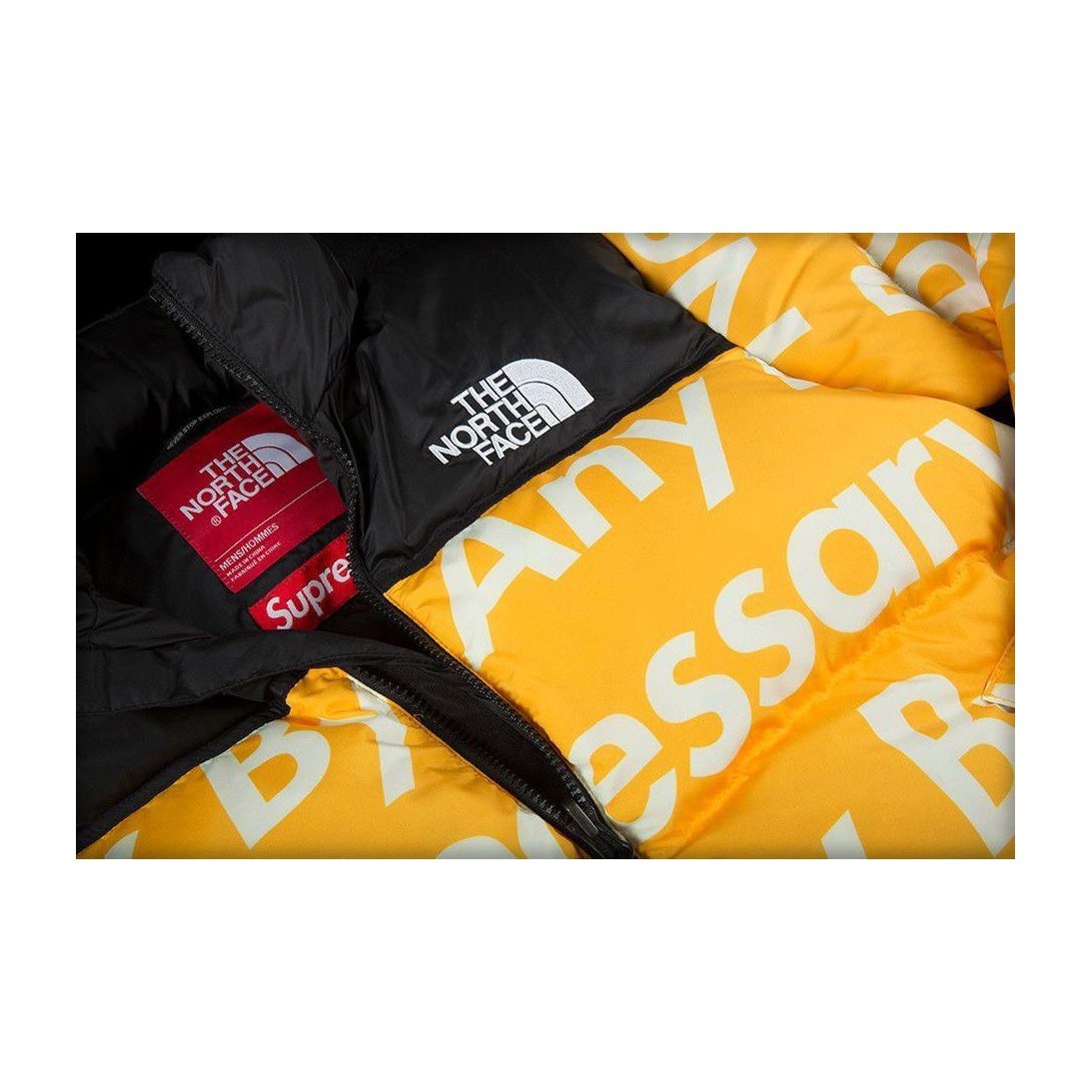 Supreme x The North Face Nuptse Jacket Yellow