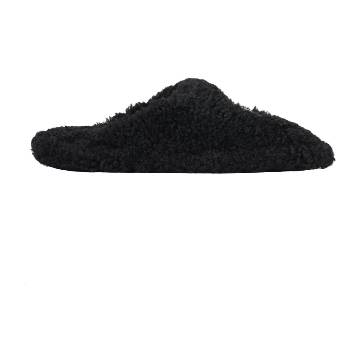 Balenciaga Furry Slides Black