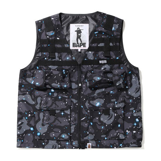BAPE Multi-Pocket Vest Black