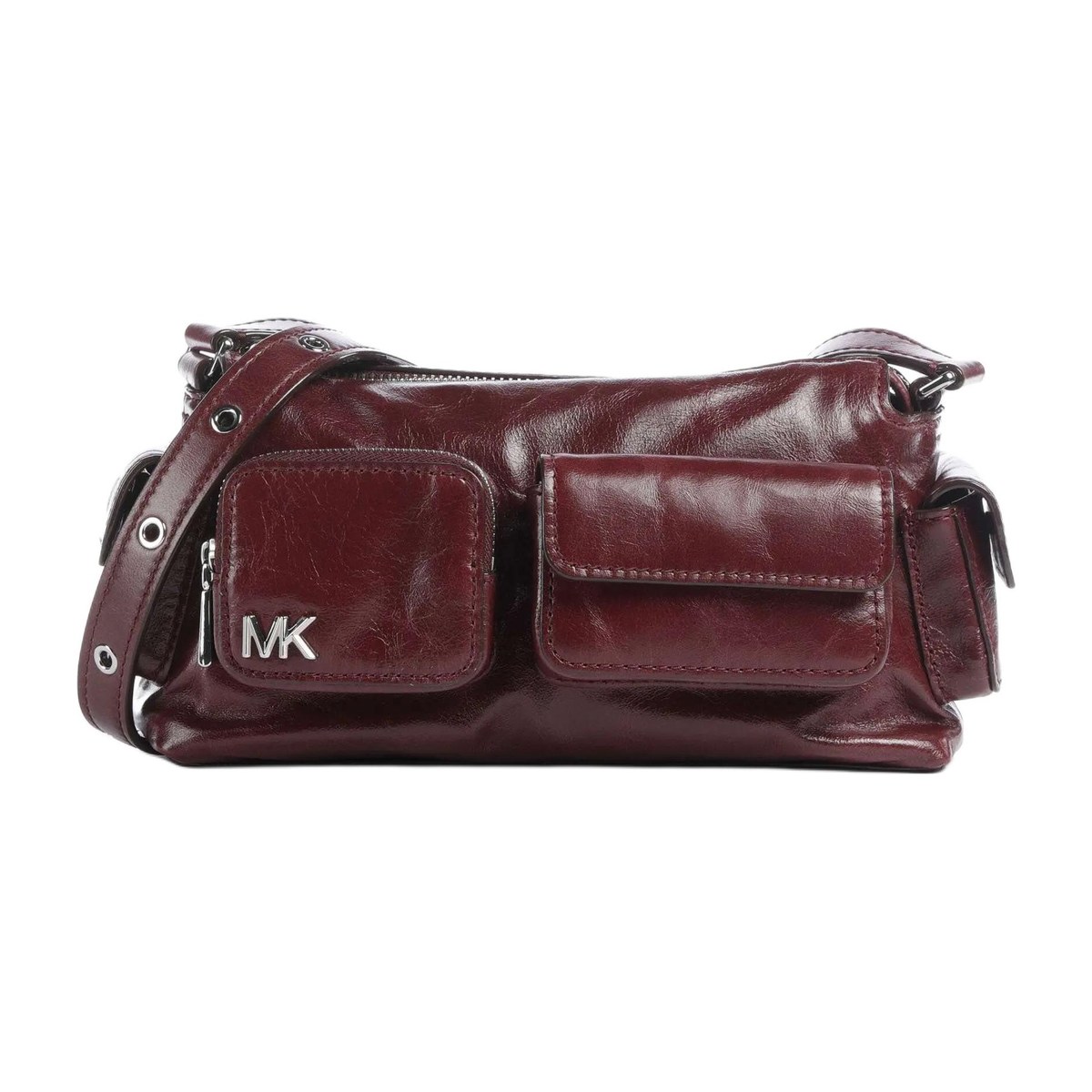 Michael Kors Dakota Small Shoulder Bag Brown Red