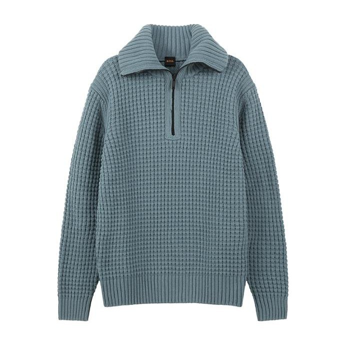 HUGO BOSS Orange SS24 Green Sweater