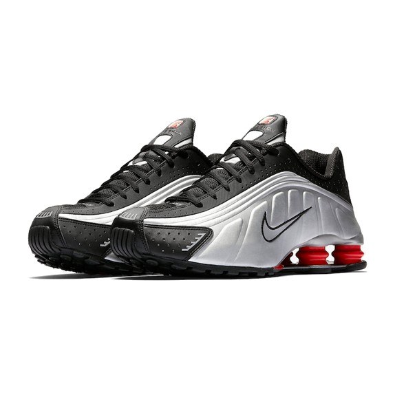 Nike Shox R4 Silver Red