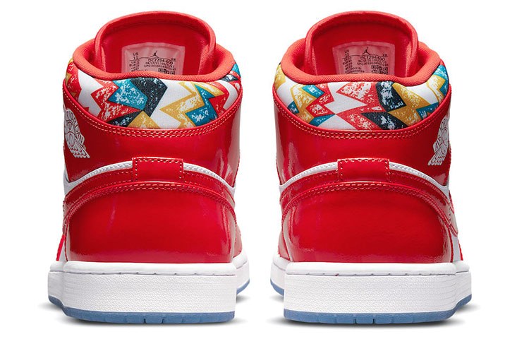 Jordan Mid Retro Basketball Red White