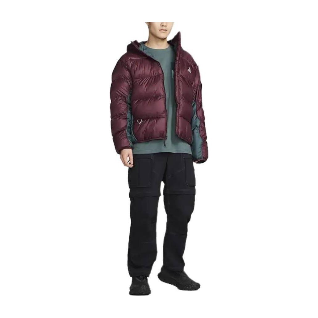 Nike Hoodie Jacket Red Brown