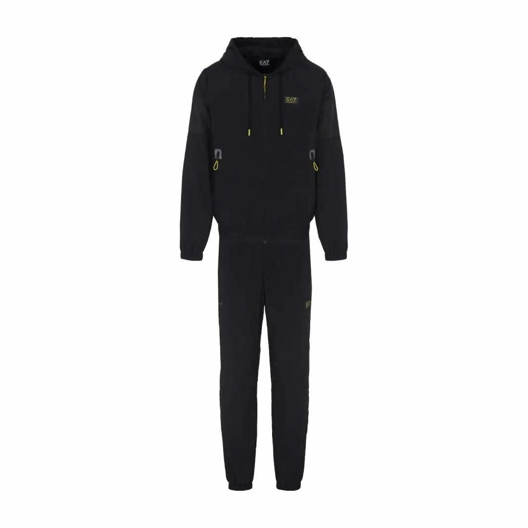 Emporio Armani EA7 Hoodie Tracksuit Black
