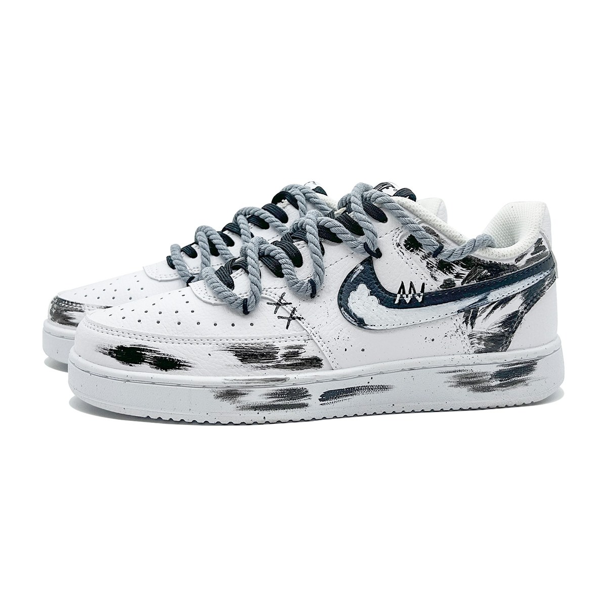 Nike Court Vision Black White