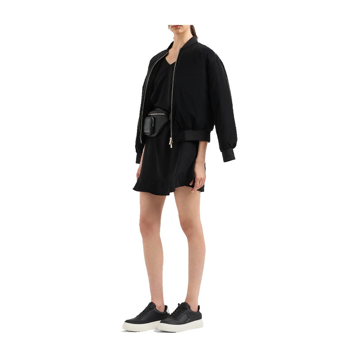 Armani Exchange AE FW24 Cotton Jacket Black
