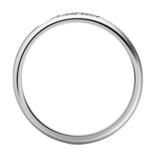 Cartier C de Cartier Wedding Band Platinum Diamond
