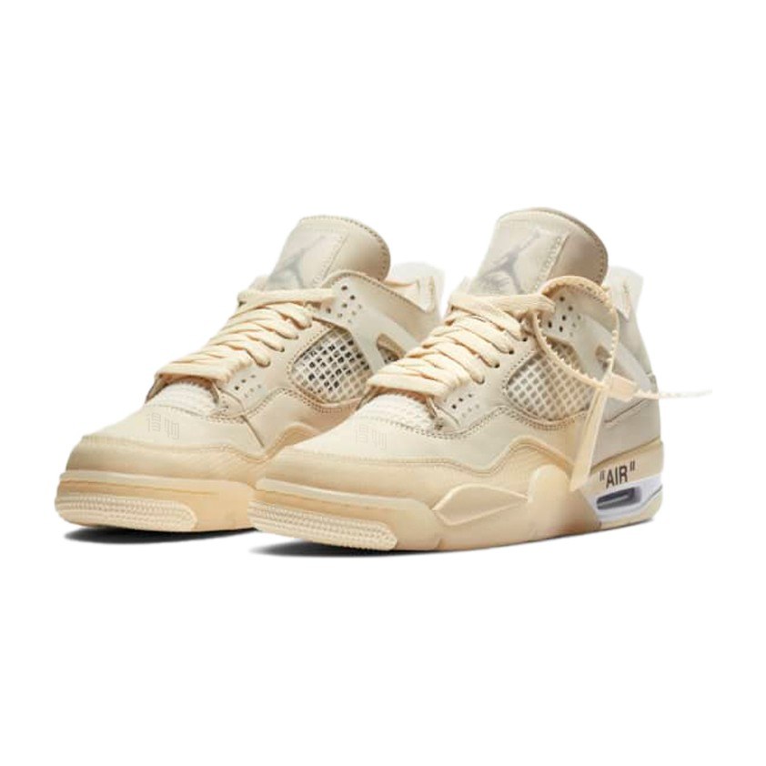 OFF-WHITE x Air Jordan 4 "Sail"