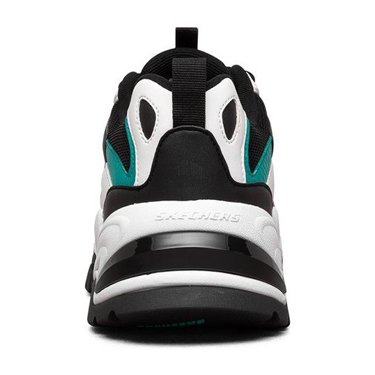 Skechers Stamina V2 Black White Green Orange