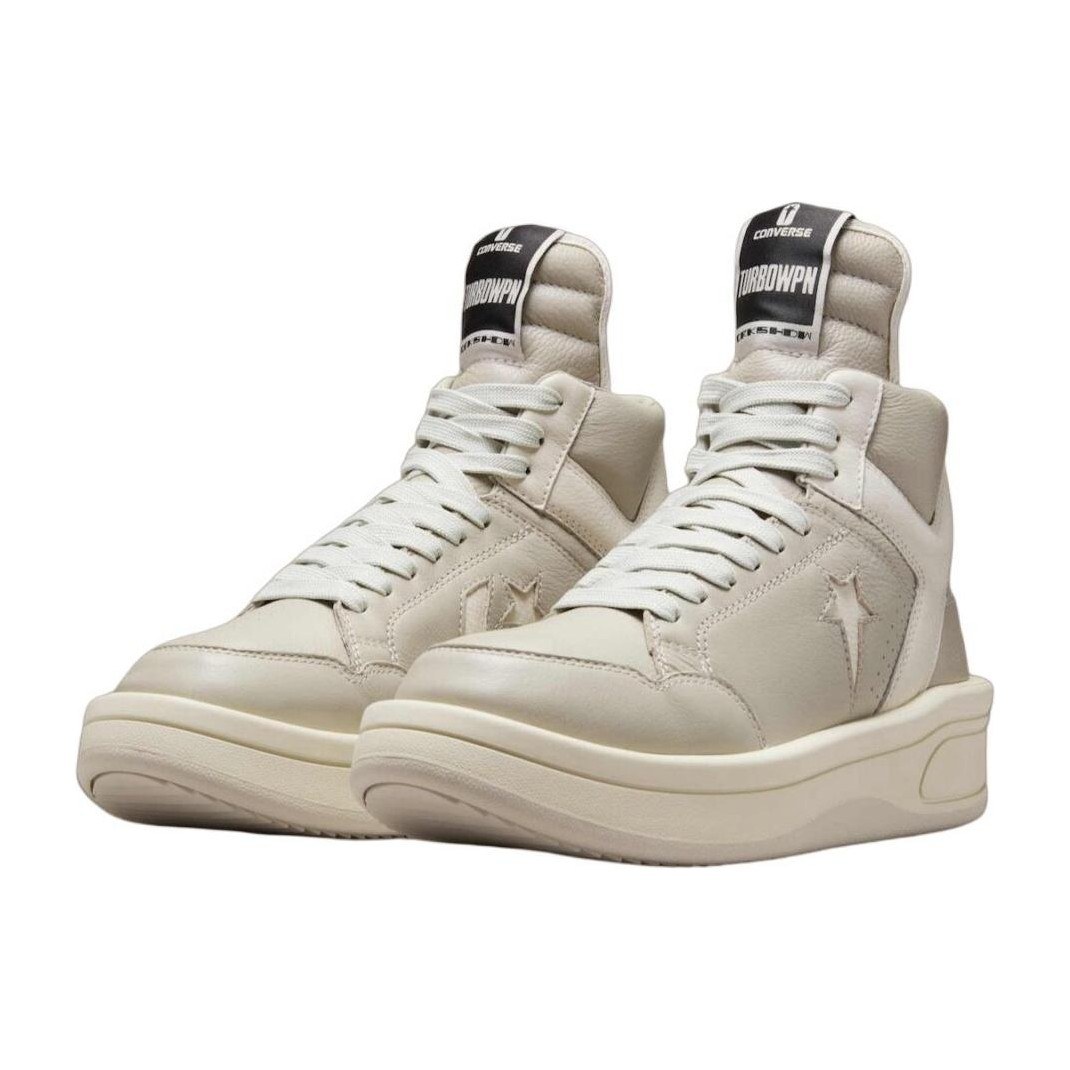 Rick Owens DRKSHDW x Converse TURBOWPN Mid White