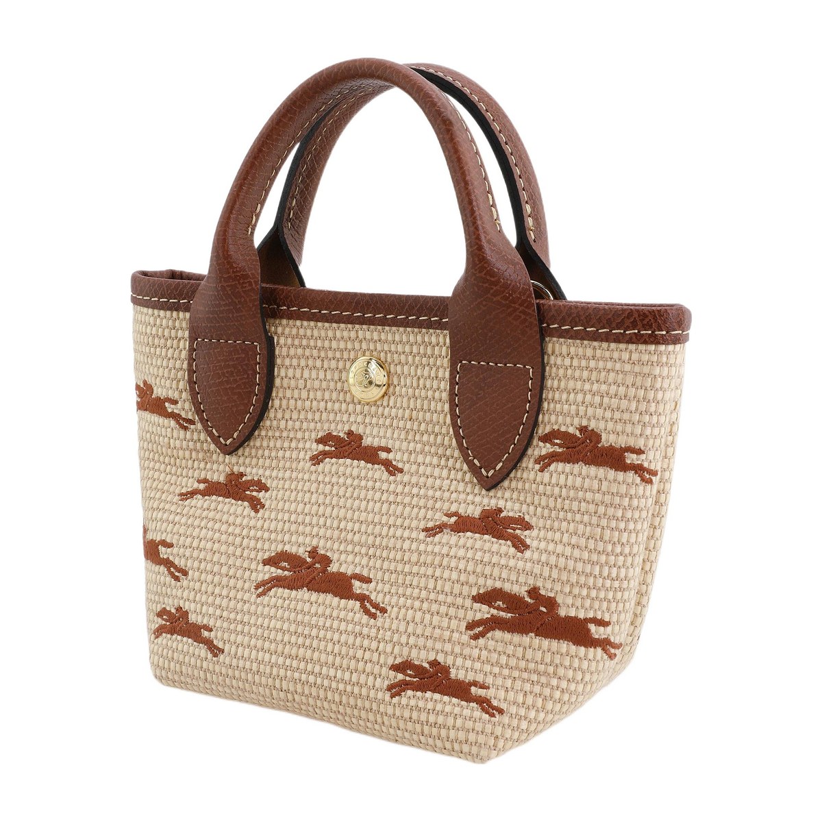 LONGCHAMP Le Panier Pliage Beige Brown