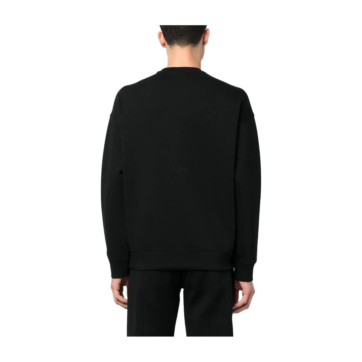 Emporio Armani SS23 Silhouette Crewneck Sweatshirt Black