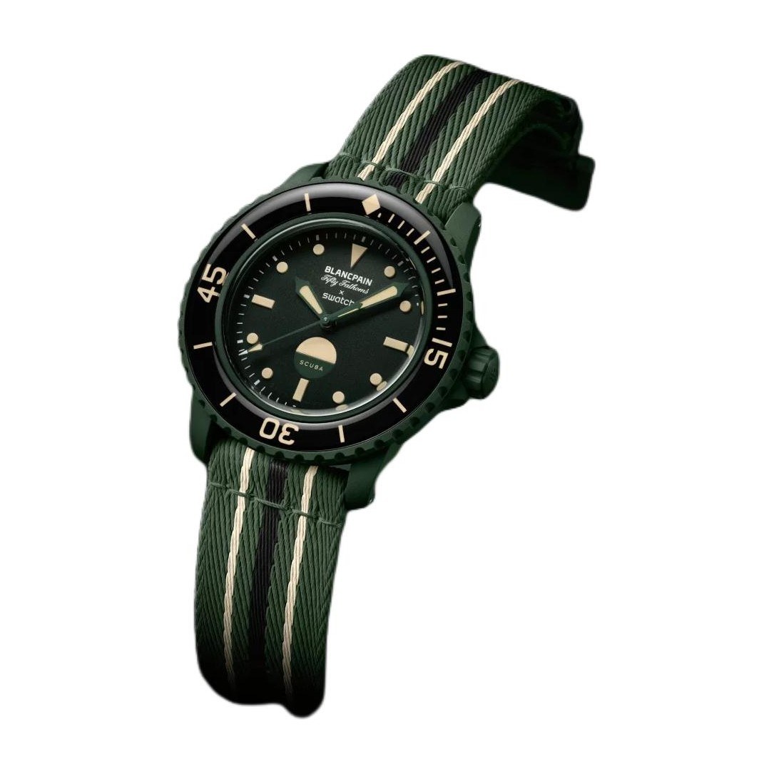 Swatch x Blancpain Fifty Fathoms Plant Ceramic