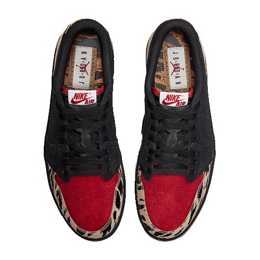 SoleFly x Air Jordan 1 Low OG "Black and Sport Red"