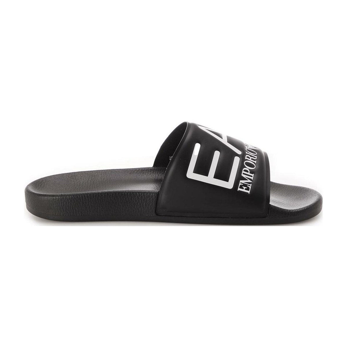 Emporio Armani EA7 Black Slides